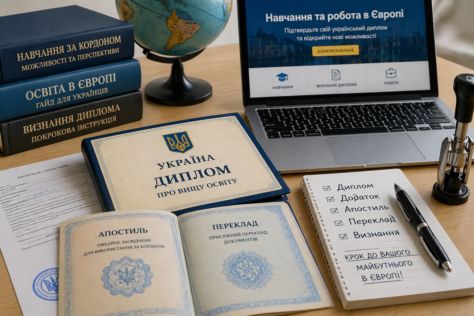  Как подтвердить украинский диплом за границей 